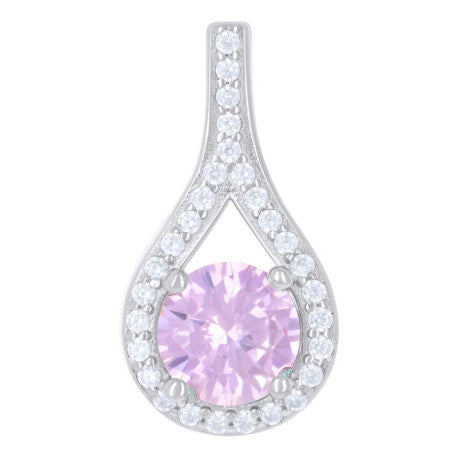 925 Sterling Silver Cz Pendant