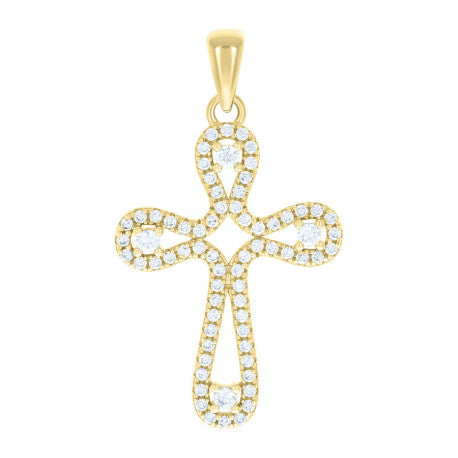 925 Sterling Silver Cz Pendant