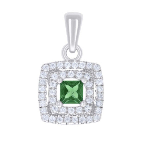 925 Sterling Silver Cz Pendant