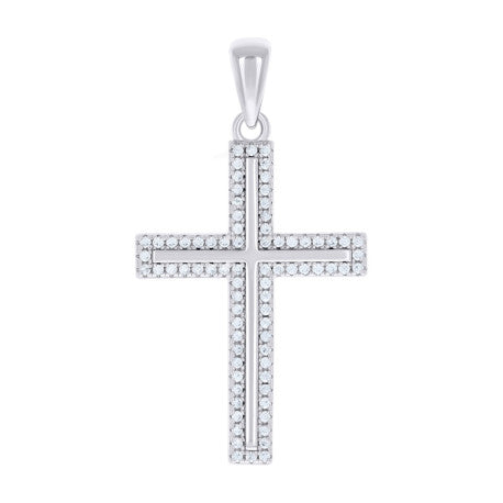 925 Sterling Silver Cz Pendant