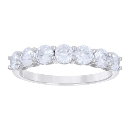 925 Sterling Silver Cz Ring 3.5Mm S6-S10