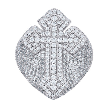 925 Sterling Silver Cz Ring S10-S12