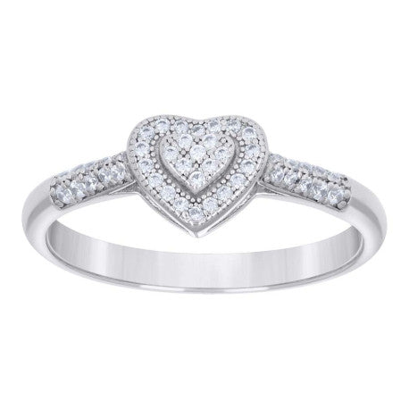 925 Sterling Silver Cz Ring-S5-10