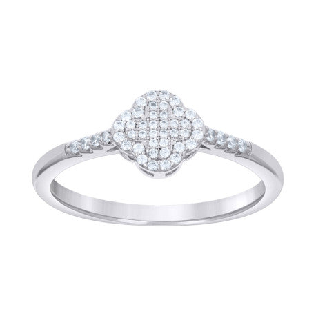 925 Sterling Silver Cz Ring S5-S10