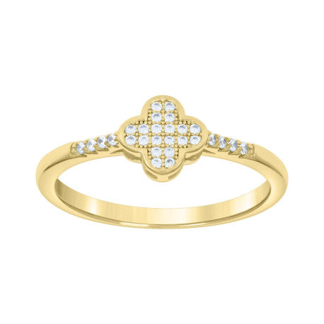 925 Sterling Silver Cz Ring S5-S10