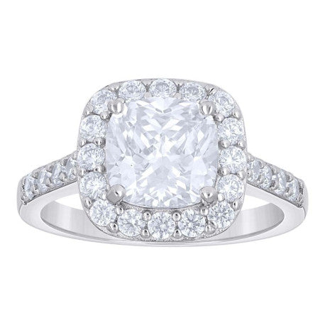 925 Sterling Silver Cz Ring S5-S10