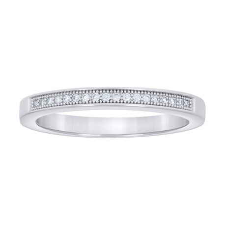 925 Sterling Silver Cz Ring S5-S9