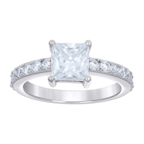 925 Sterling Silver Cz Ring S5-S9