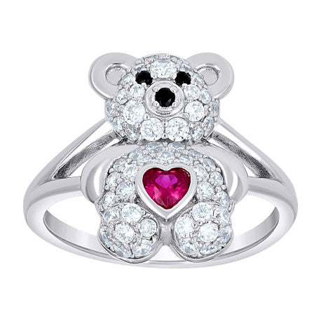 925 Sterling Silver Cz Ring S6-S10
