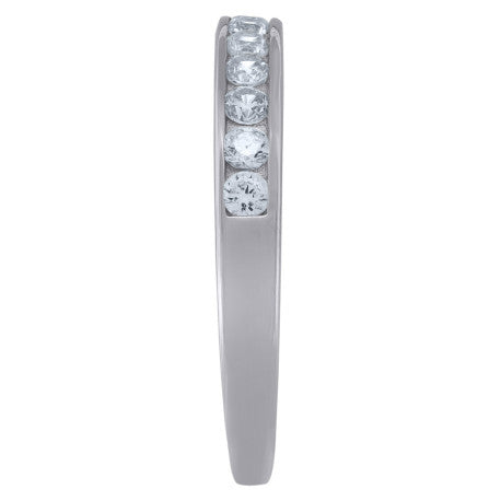 925 Sterling Silver Cz Ring S6-S8
