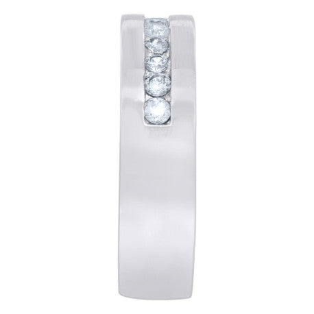925 Sterling Silver Cz Ring S6-S9