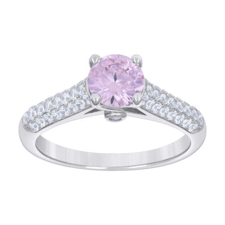 925 Sterling Silver Cz Ring S6-S9
