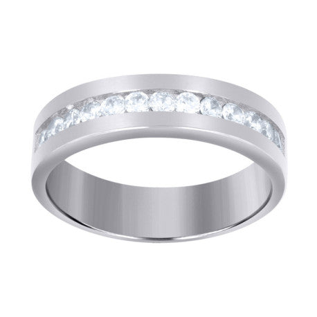 925 Sterling Silver & Cz Ring S6-S9