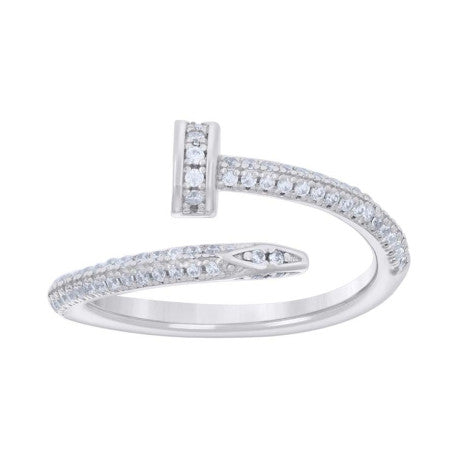 925 Sterling Silver Cz Ring S6-S9