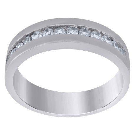 925 Sterling Silver Cz Ring S6-S9
