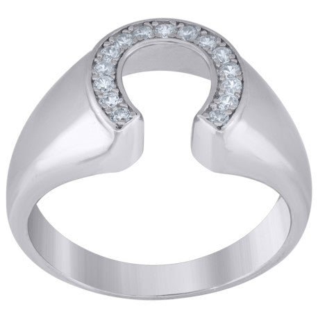 925 Sterling Silver & Cz Ring S6-S9