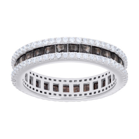 925 Sterling Silver Cz Ring S6-S9