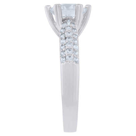 925 Sterling Silver Cz Ring S6-S9