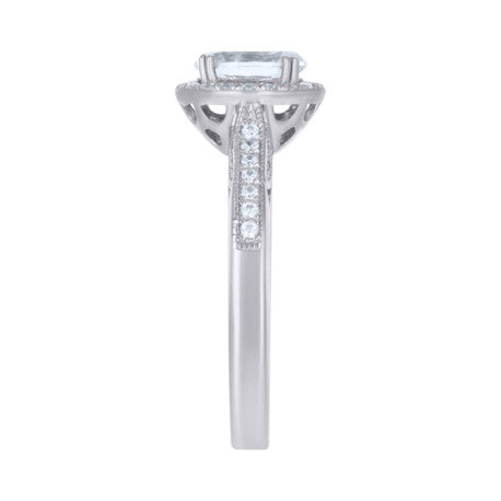 925 Sterling Silver Cz Ring S6-S9