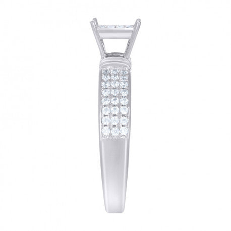 925 Sterling Silver CZ Ring S6-S9
