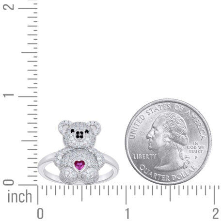 925 Sterling Silver Cz Ring S7-S10