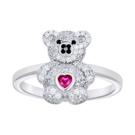 925 Sterling Silver Cz Ring S7-S10