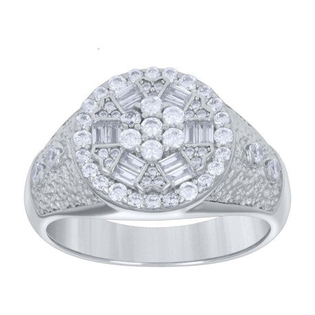 925 Sterling Silver Cz Ring S8-S11