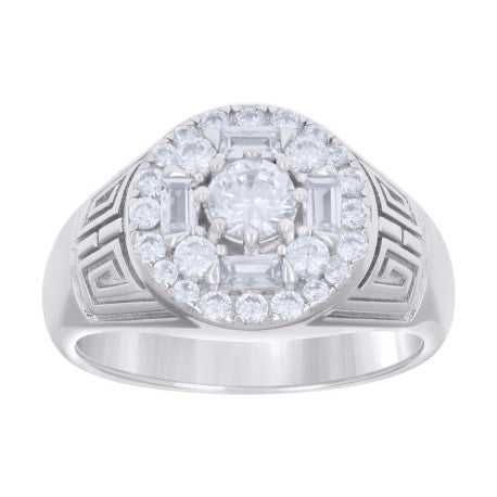 925 Sterling Silver Cz Ring S8-S11
