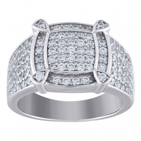925-Sterling Silver CZ Ring-S9