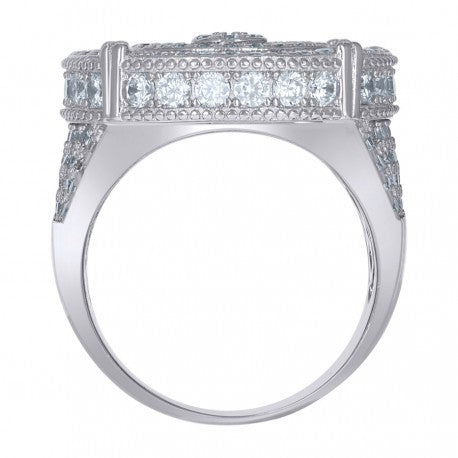 925 Sterling Silver Cz Ring