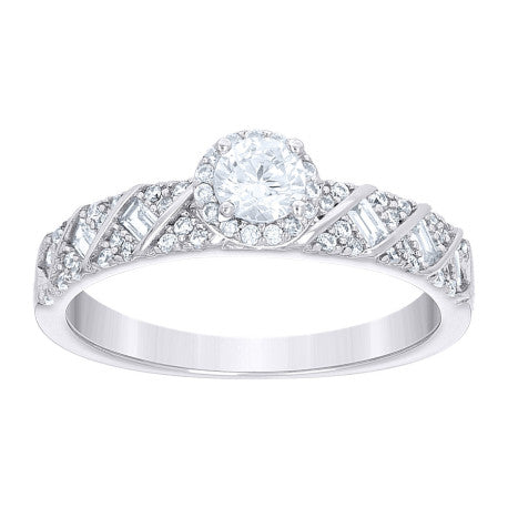 925 Sterling Silver Cz Ring