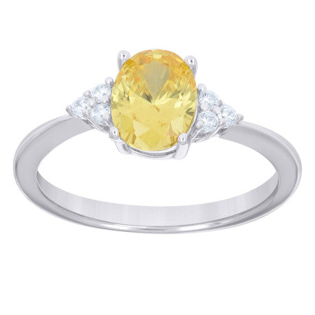 925 Sterling Silver Cz Ring