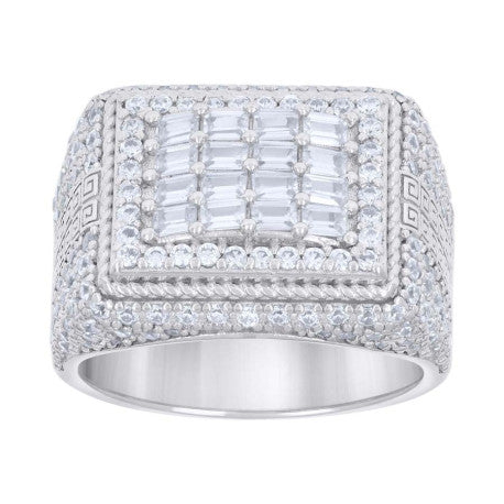 925 Sterling Silver Cz Ring