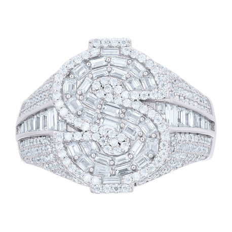 925 Sterling Silver Cz Ring