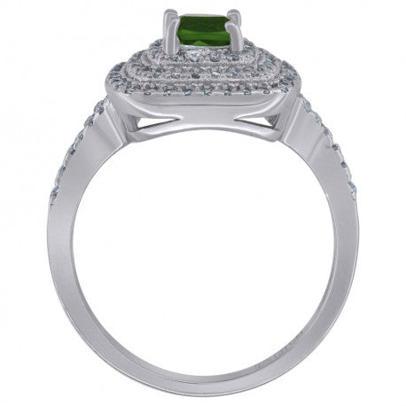 925 Sterling Silver Cz Ring