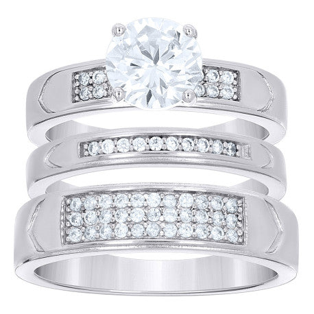 925 Sterling Silver Cz Ring