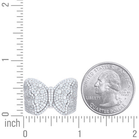 925 Sterling Silver Cz Ring