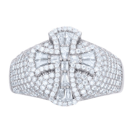 925 Sterling Silver Cz Ring
