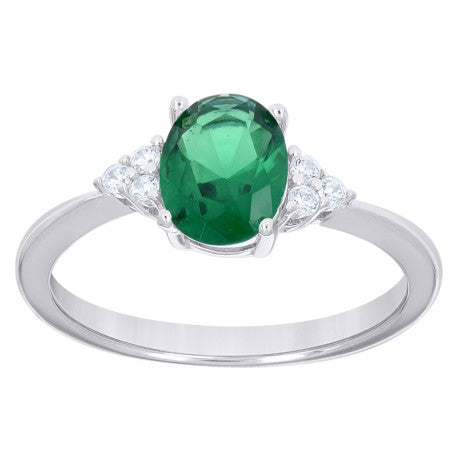 925 Sterling Silver Cz Ring