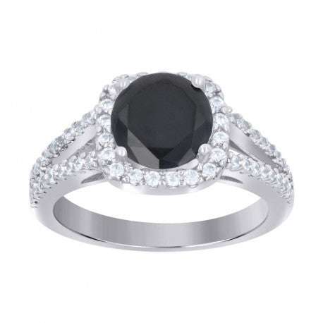 925 Sterling Silver CZ Ring