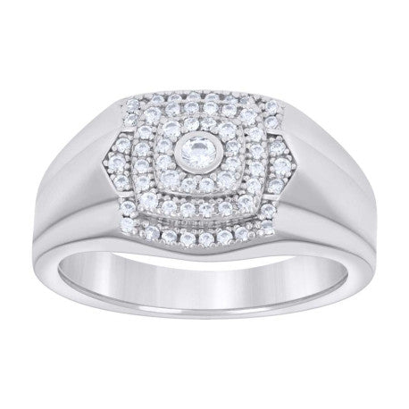 925 Sterling Silver Cz Ring