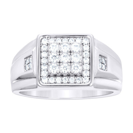 925 Sterling Silver Cz Ring