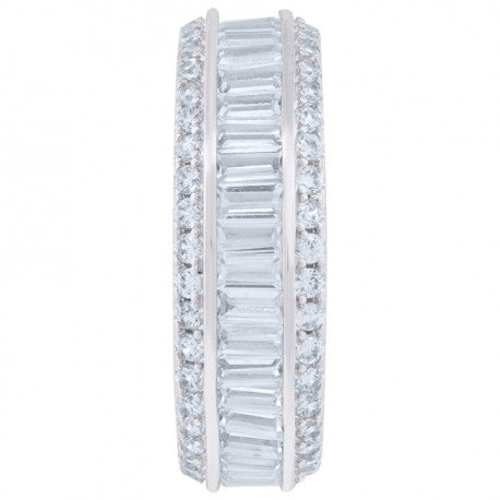 925 Sterling Silver & Cz Ring