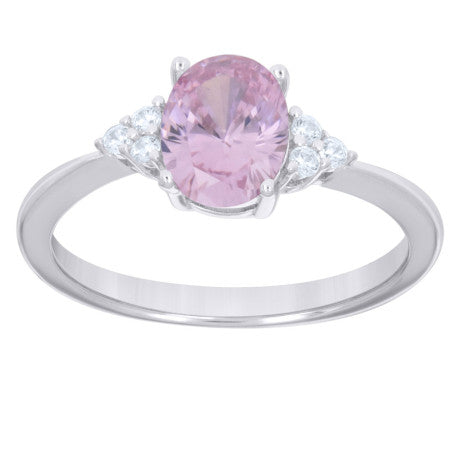 925 Sterling Silver Cz Ring