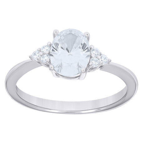 925 Sterling Silver Cz Ring