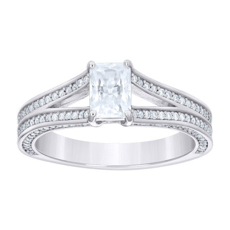 925 Sterling Silver Cz Ring