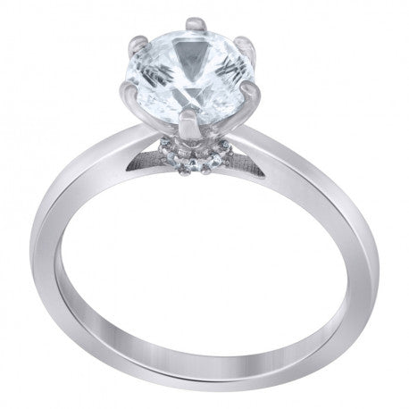 925 Sterling Silver & Cz Ring