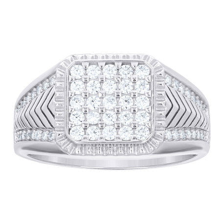 925 Sterling Silver Cz Ring