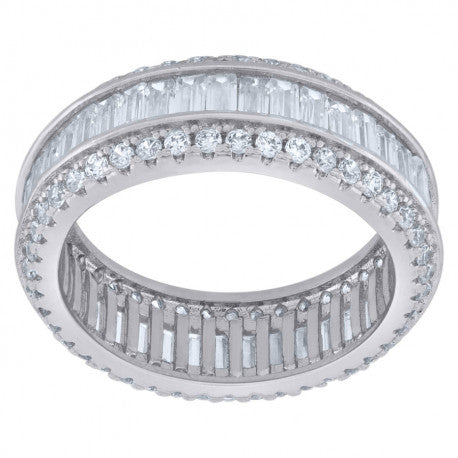 925 Sterling Silver & Cz Ring