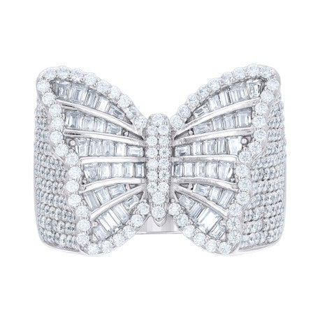 925 Sterling Silver Cz Ring